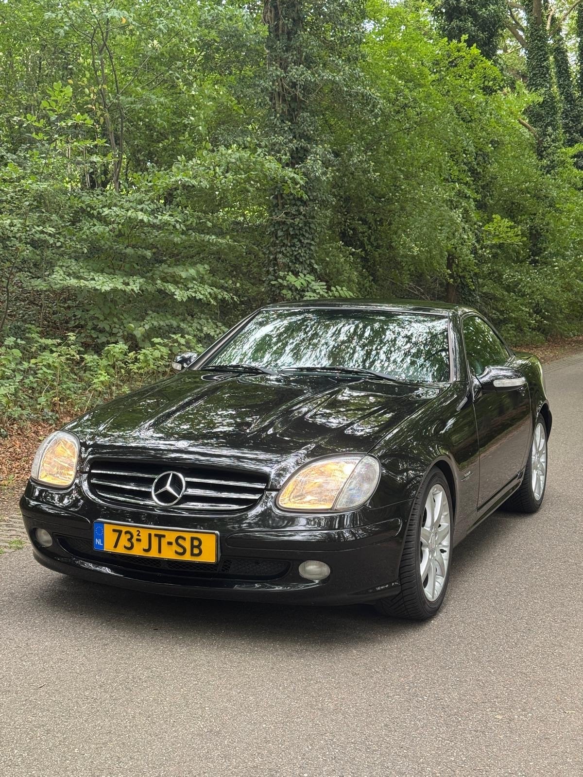 Mercedes-Benz SLK special edition  automaat, Auto's, Automaat, Achterwielaandrijving, Zwart, 4 cilinders