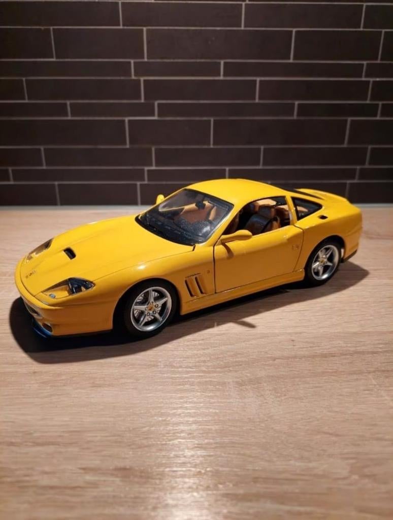 Bburago 1:18 Ferrari 550 Maranello 1996 - in doos, Ophalen of Verzenden, Nieuw, Auto, Bburago
