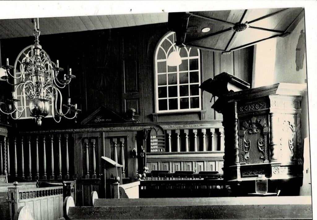 Oosterwijtwerd, interieur Kerk, Verzenden, Ongelopen, Groningen