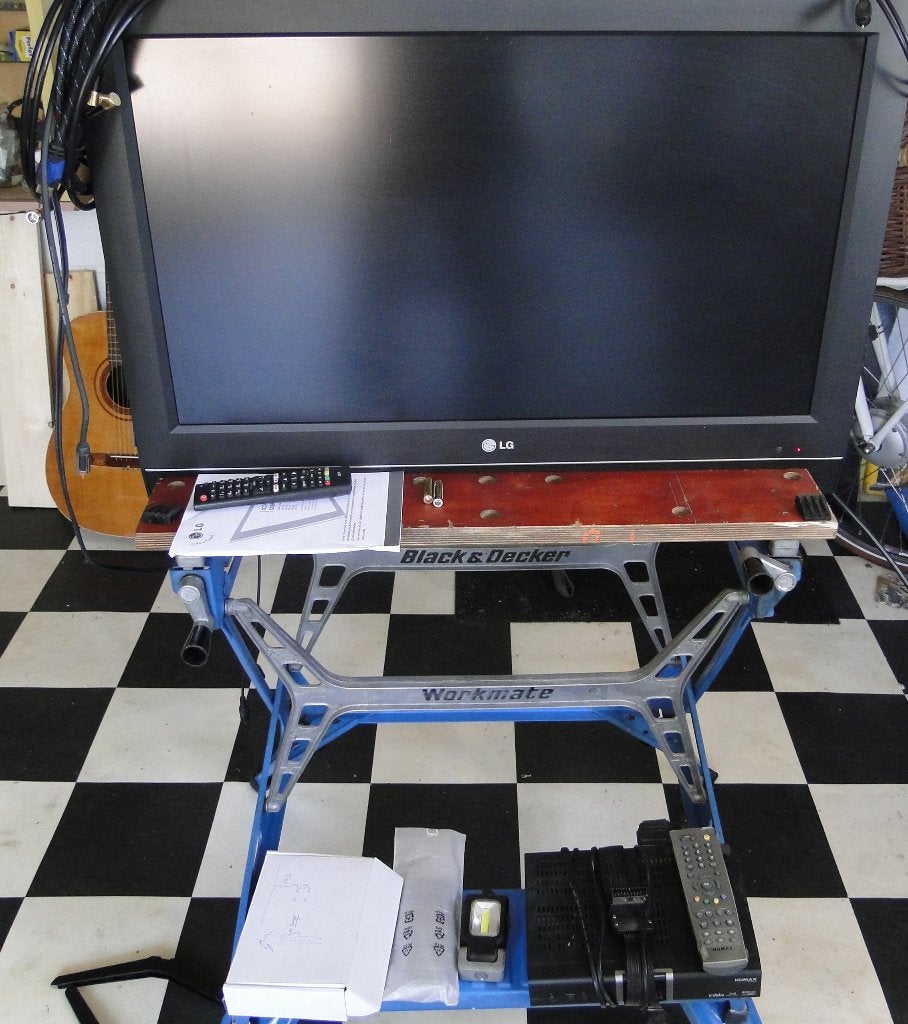 LG lcd tv met humax decoder, Ophalen, Gebruikt