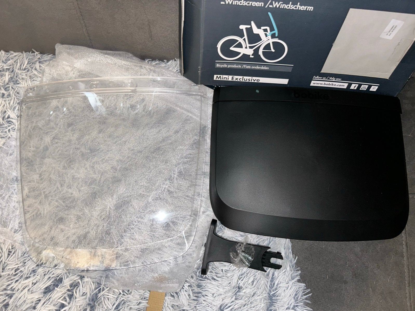 Bobike Mini Exclusive Windscherm - Nieuw in doos, Ophalen, Nieuw, Voorzitje
