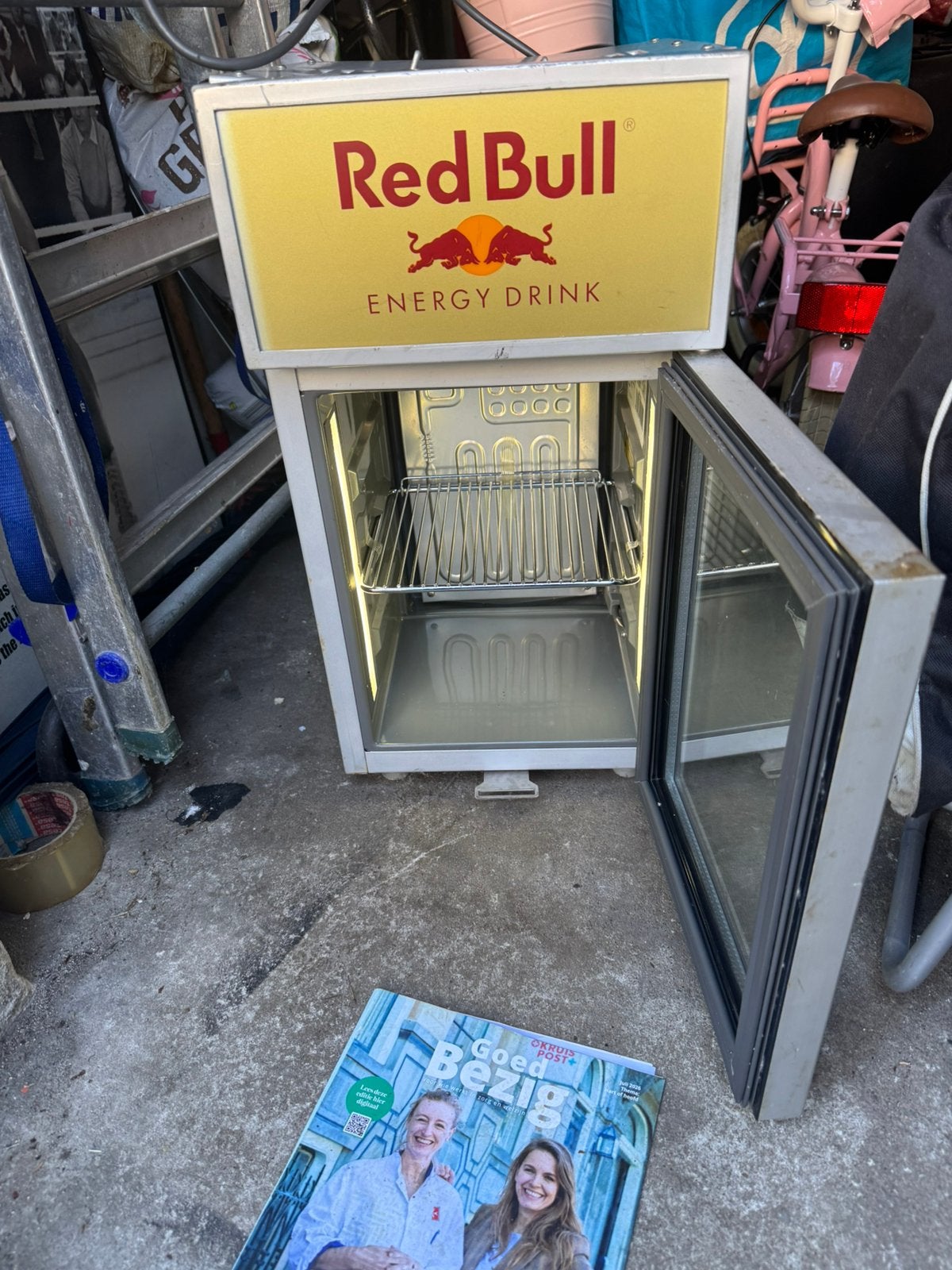 Red Bull koelkast - Gebruikt, Minder dan 75 liter, 45 tot 60 cm, Ophalen, 85 tot 120 cm