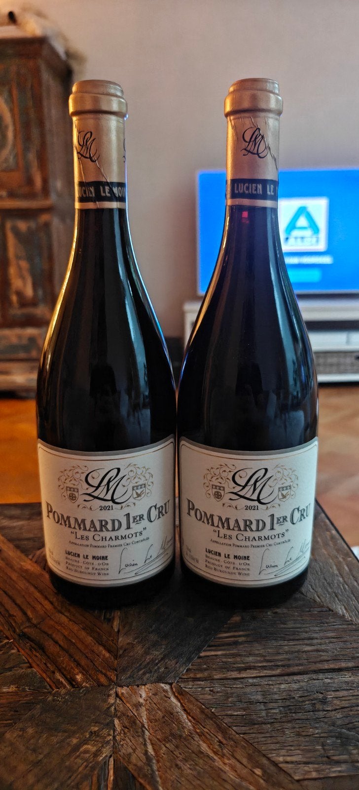 2021 Pommard 1er Cru "Les Charmots" Lucien Le Moine, Frankrijk, Nieuw, Ophalen of Verzenden, Rode wijn
