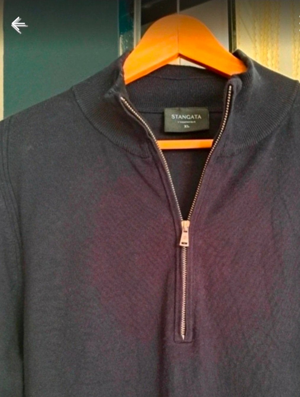 Stangata L'Essenziale herentrui met rits - XL, Blauw, Maat 56/58 (XL), Ophalen of Verzenden, Zo goed als nieuw