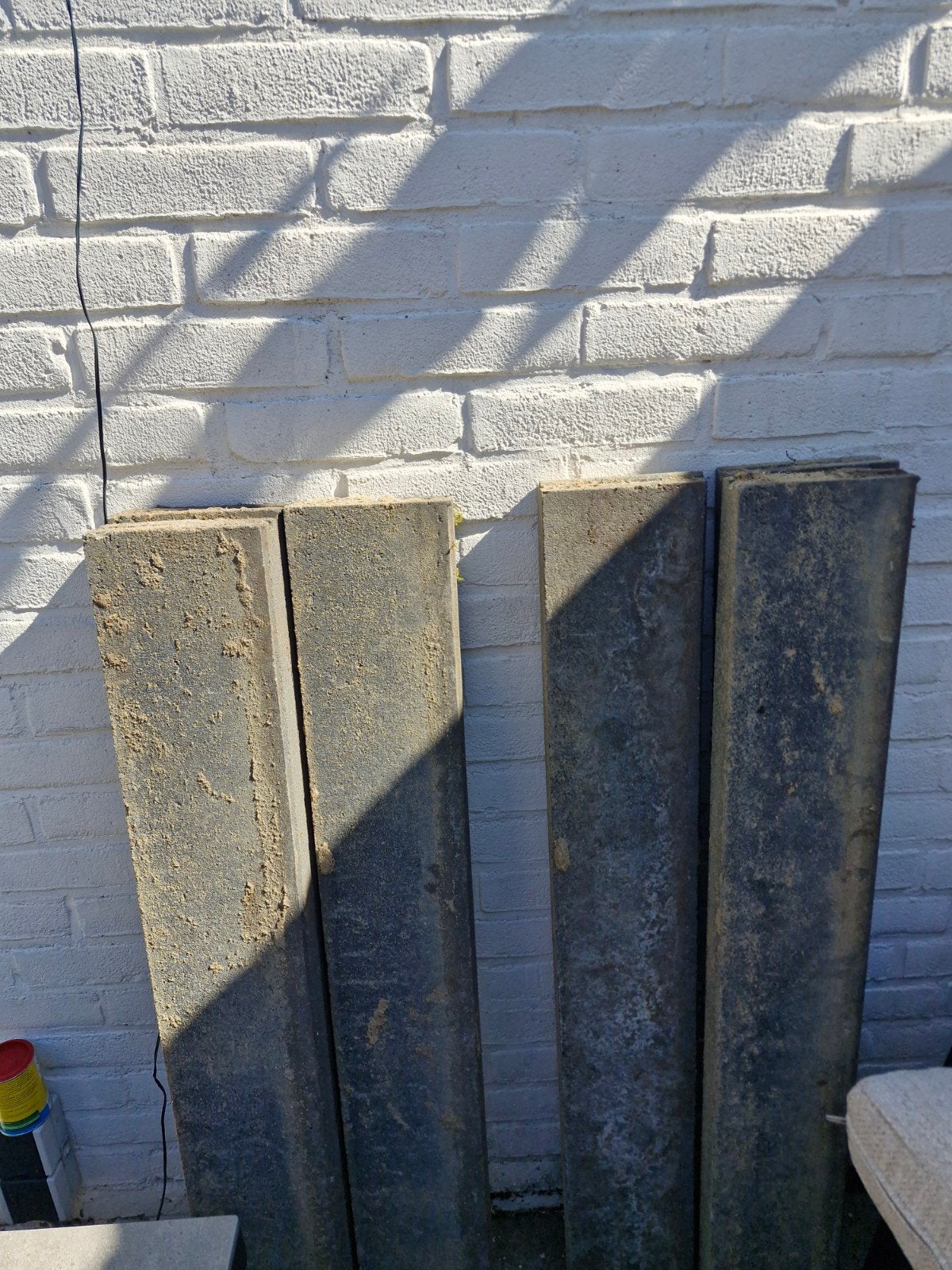 Opsluitbanden 100x15x5 cm betonbanden, kantopsluitingen, Ophalen, Gebruikt, Blauw, Overige typen