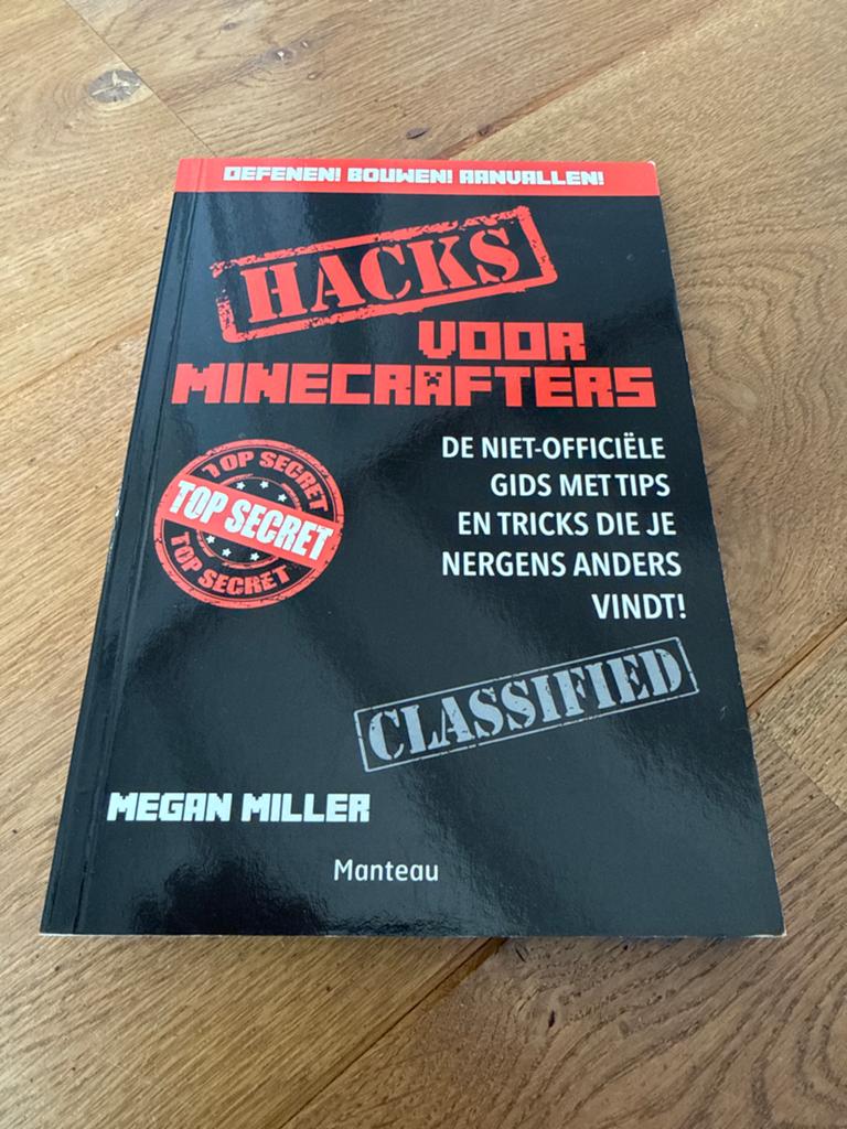 Hacks voor Minecrafters (Nederlands), Ophalen of Verzenden, Zo goed als nieuw, Fictie algemeen