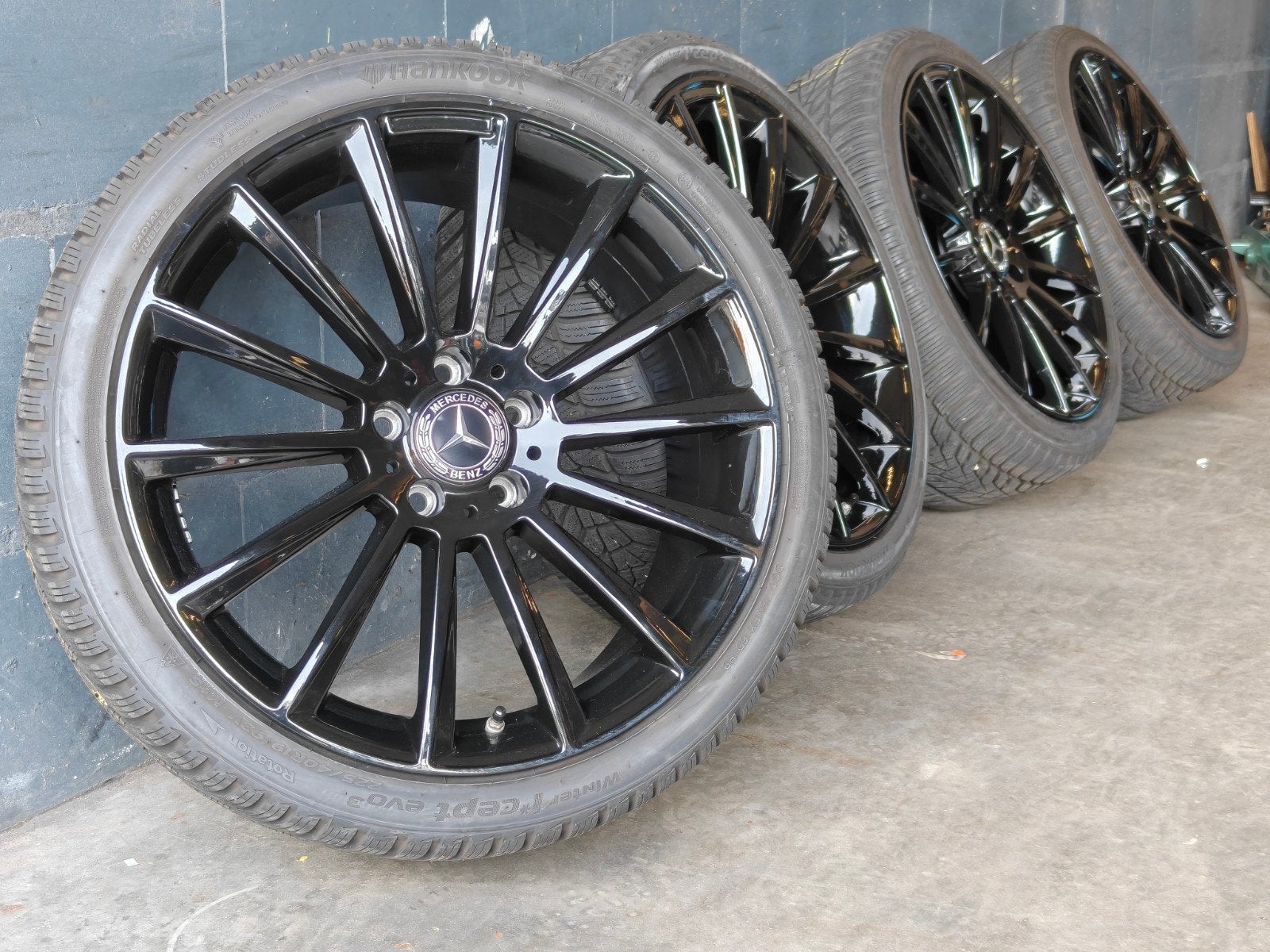 19 Inch Mercedes A Klasse B Klasse Winterset Hankook TPMS, 19 inch, Banden en Velgen, Onbekend, Nieuw
