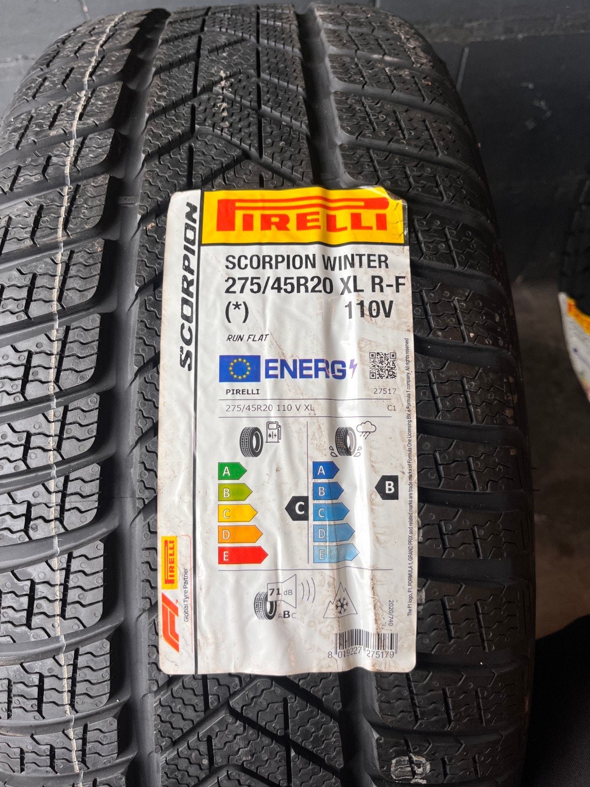 20" 740M Originele BMW X5 G05 Winterset Pirelli TPMS, 275 mm, Banden en Velgen, Nieuw, 2289CC
