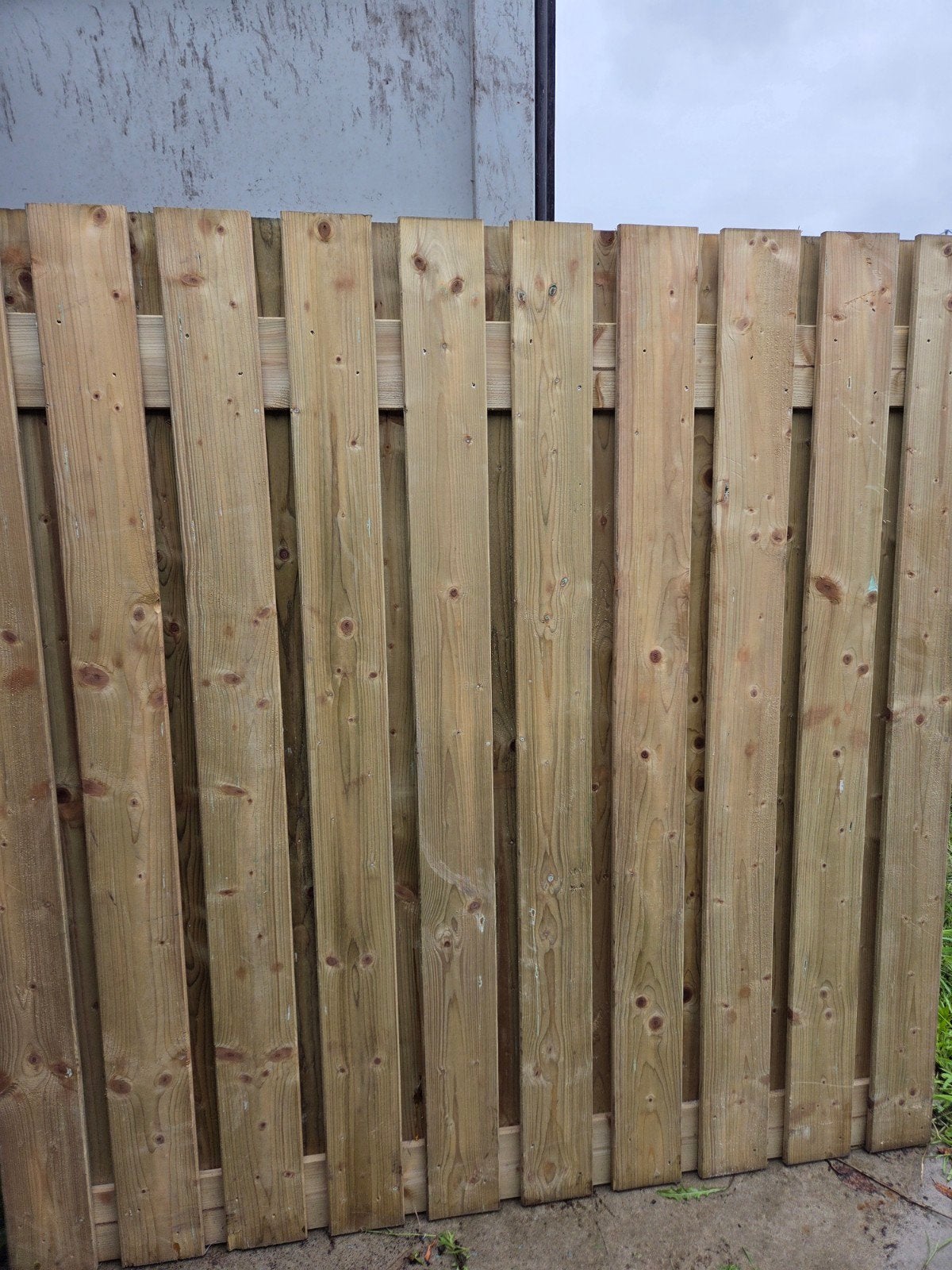 Schutting grene, Tuin en Terras, Ophalen of Verzenden, Hout, Minder dan 3 meter, 1 tot 2 meter