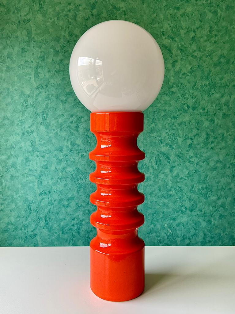 XL Vintage 70’s West-Germany Fat Lava Vloerlamp. 75 CM Hoog, Ophalen of Verzenden, Zo goed als nieuw