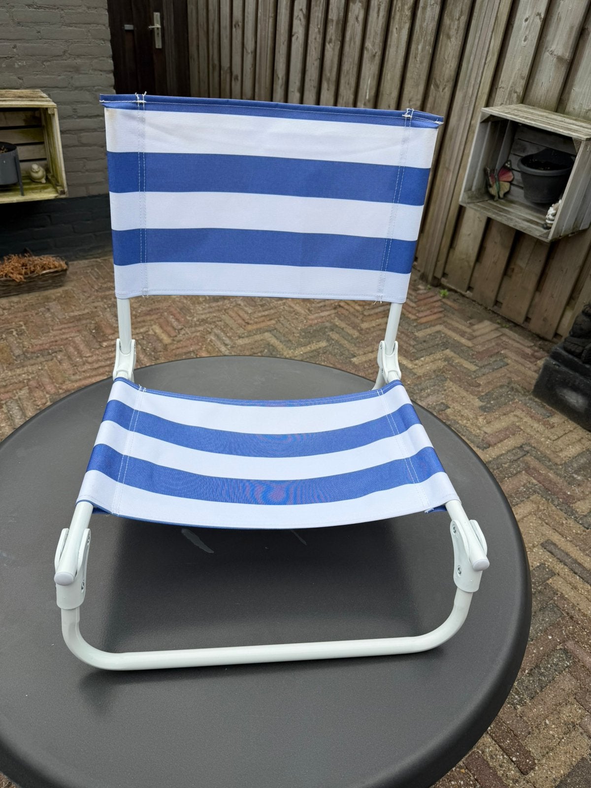 Strandstoeltjes, Tuin en Terras, Ophalen, Zo goed als nieuw