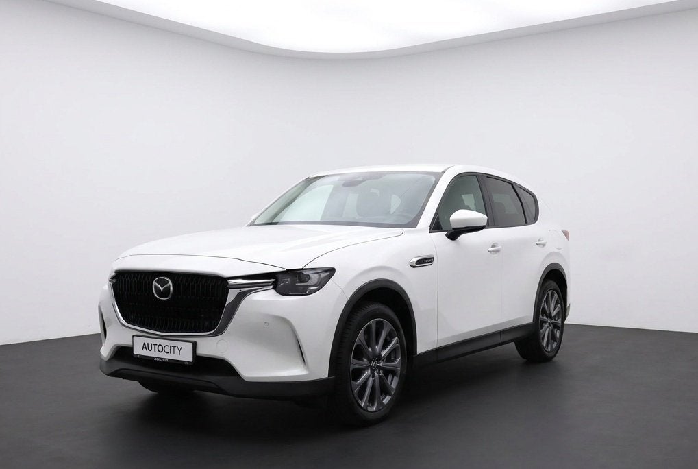 Mazda CX-60 Exclusive-Line Hybrid AWD HUD l Camera l Drive A, Auto's, Automaat, Gebruikt, Euro 6, 4 cilinders
