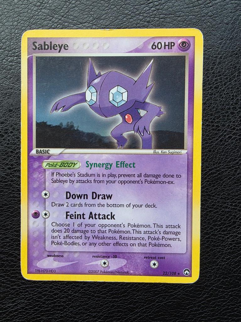 Sableye #22 ruby sapphire power keepers, Ophalen of Verzenden, Nieuw, Losse kaart