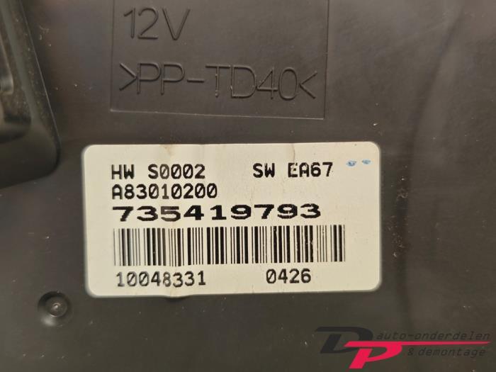 Kachel Bedieningspaneel van een Fiat Punto Grande, Gebruikt, -, -, Ophalen of Verzenden