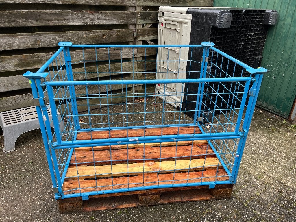 Kooipallet, palletbox, boxpallet, Gebruikt, 100 cm of meer, Opvouwbaar, 60 cm of meer