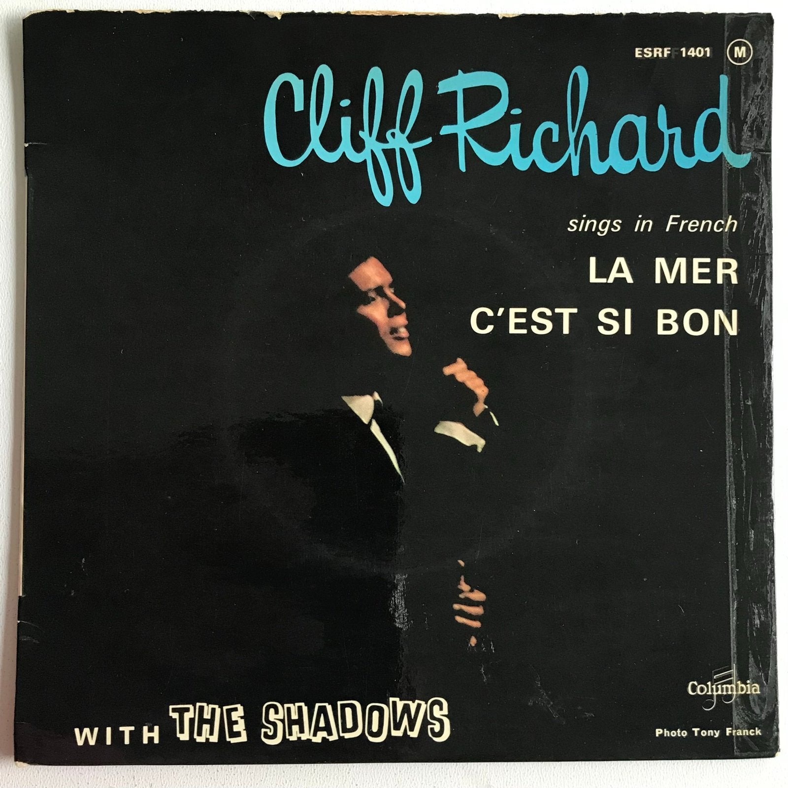 Cliff Richard met The Shadows - La Mer / J'attendrai EP, Cd's en Dvd's, Vinyl Singles, Gebruikt, 7 inch, Ophalen of Verzenden