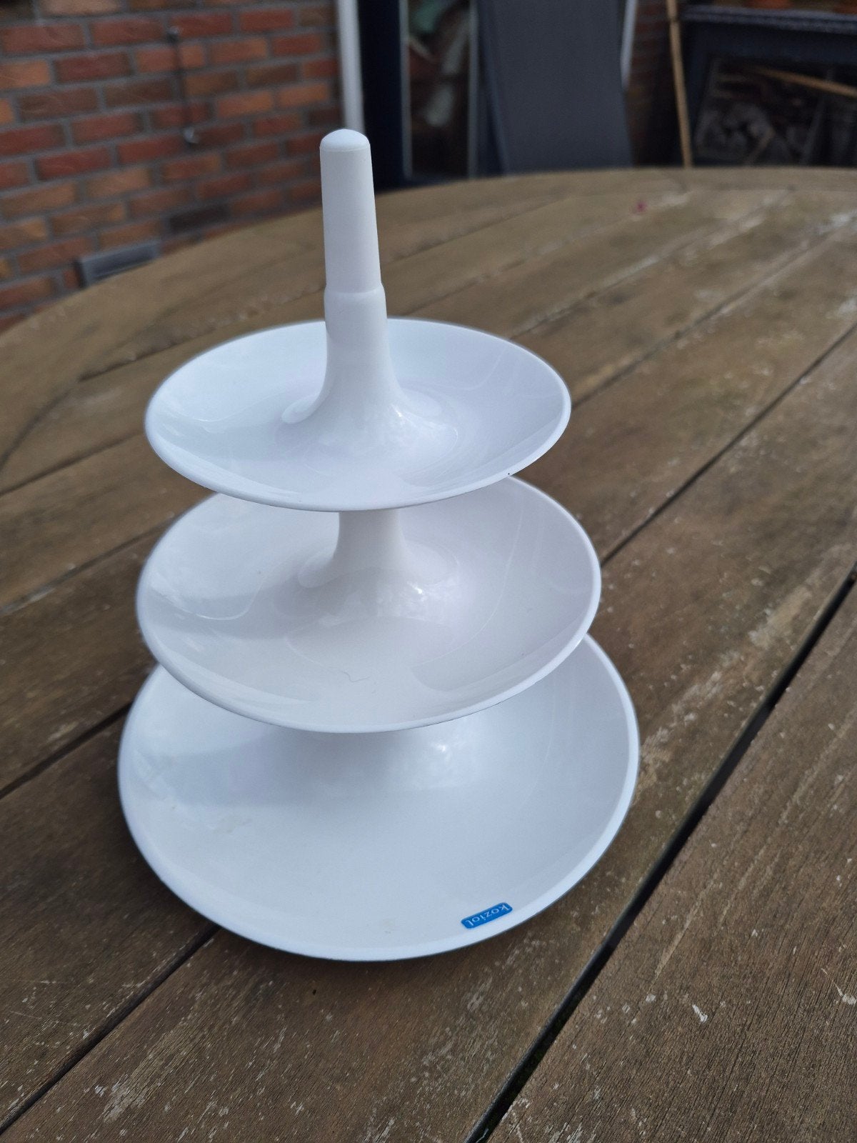 koziol etagere wit, Etagère, Demontabel, Kunststof, Ophalen of Verzenden