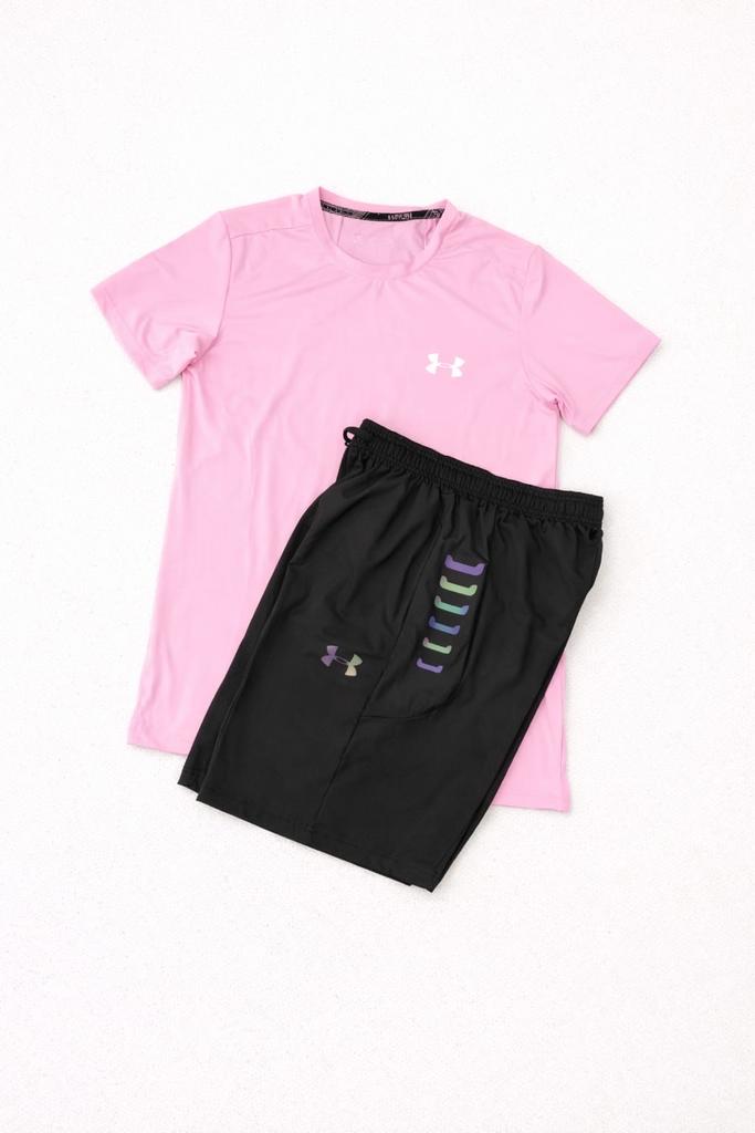 Under Armour Sportset: T-shirt en Korte Broek, Kleding | Heren, Sportkleding, Overige kleuren, Nieuw, Overige maten, Ophalen of Verzenden