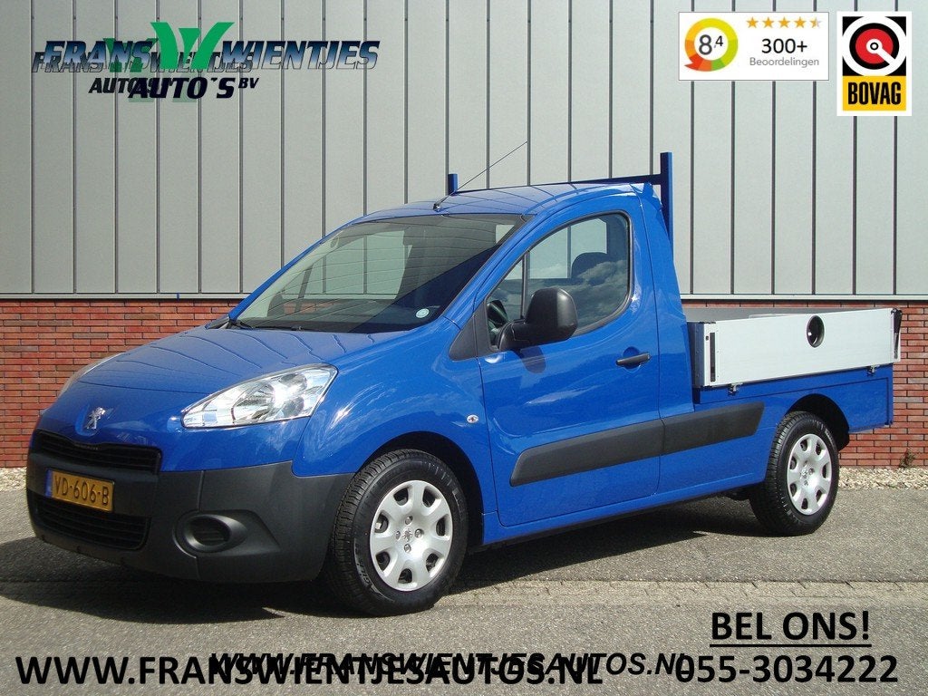 Peugeot Partner | Pick Up 122 1.6 HDI L1 XR | Airco | Cruise, Auto's, Peugeot, Voorwielaandrijving, Euro 5, Stof, Gebruikt