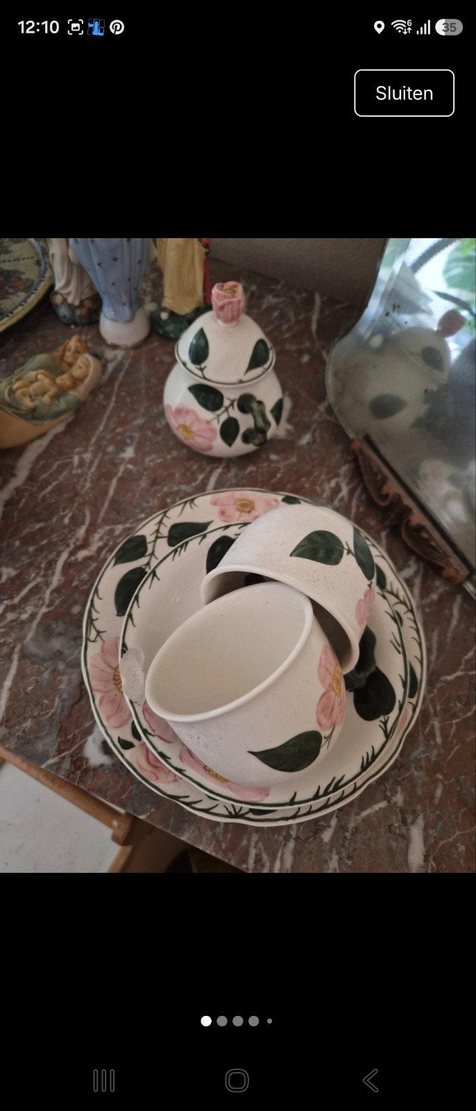 Villeroy en Boch. Wild rose., Klassiek, Villeroy & Boch, Ophalen of Verzenden, Zo goed als nieuw