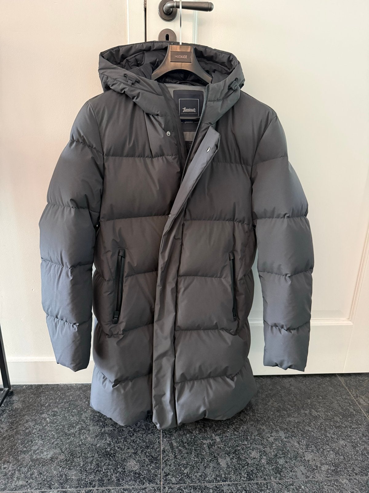 Herno Laminar Gore-Tex donsjas - Maat 50 (M), Kleding | Heren, Ophalen of Verzenden, Zo goed als nieuw, Maat 48/50 (M), Grijs