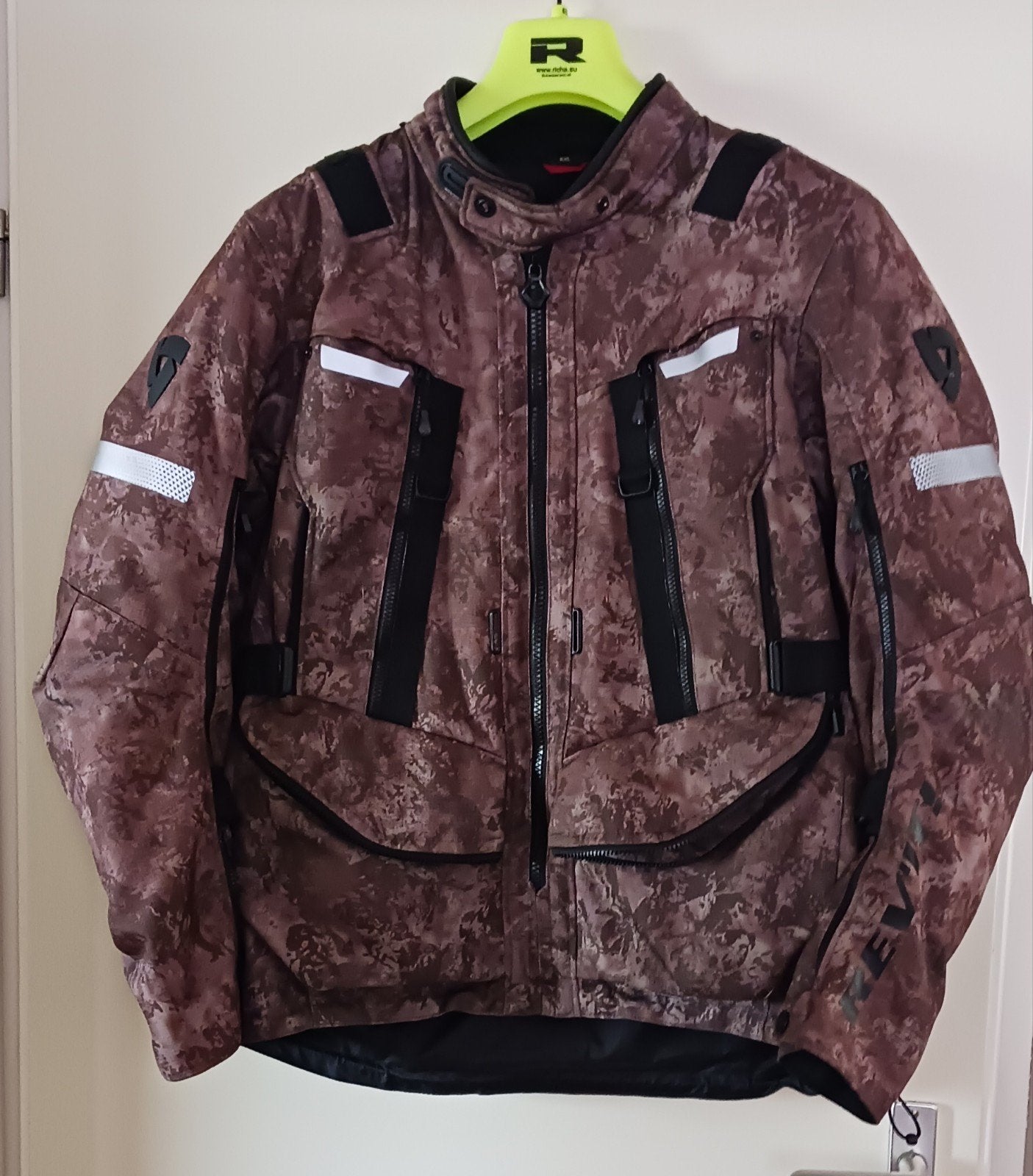 💥REV'IT SAND 4  HEREN JAS mt XXL camo bruin zgan💥, Ophalen, Tweedehands, Jas | textiel