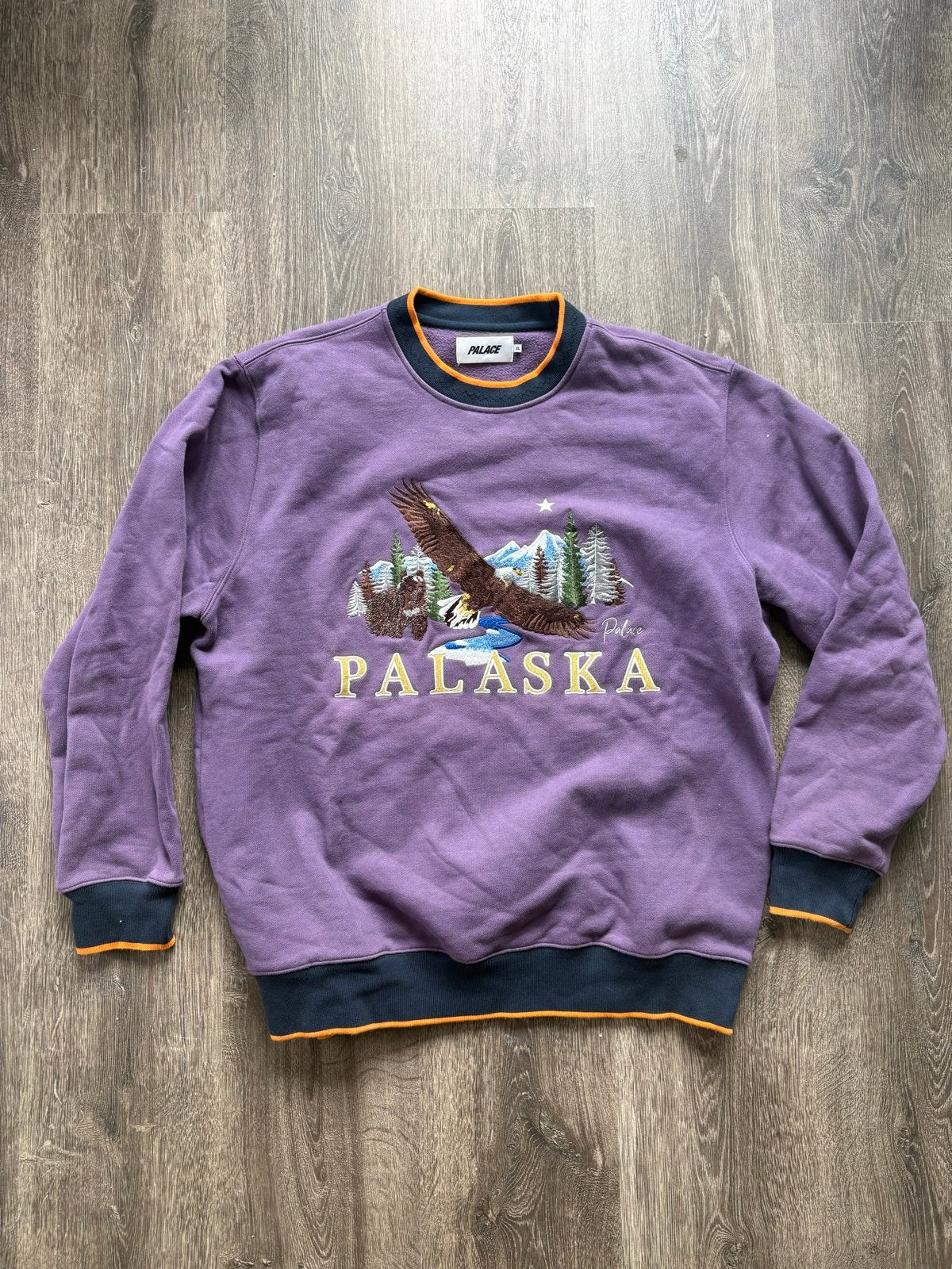 Palace Palaska Trui - Maat XL - Zo goed als nieuw, Ophalen, Zo goed als nieuw, Maat 56/58 (XL), Paars