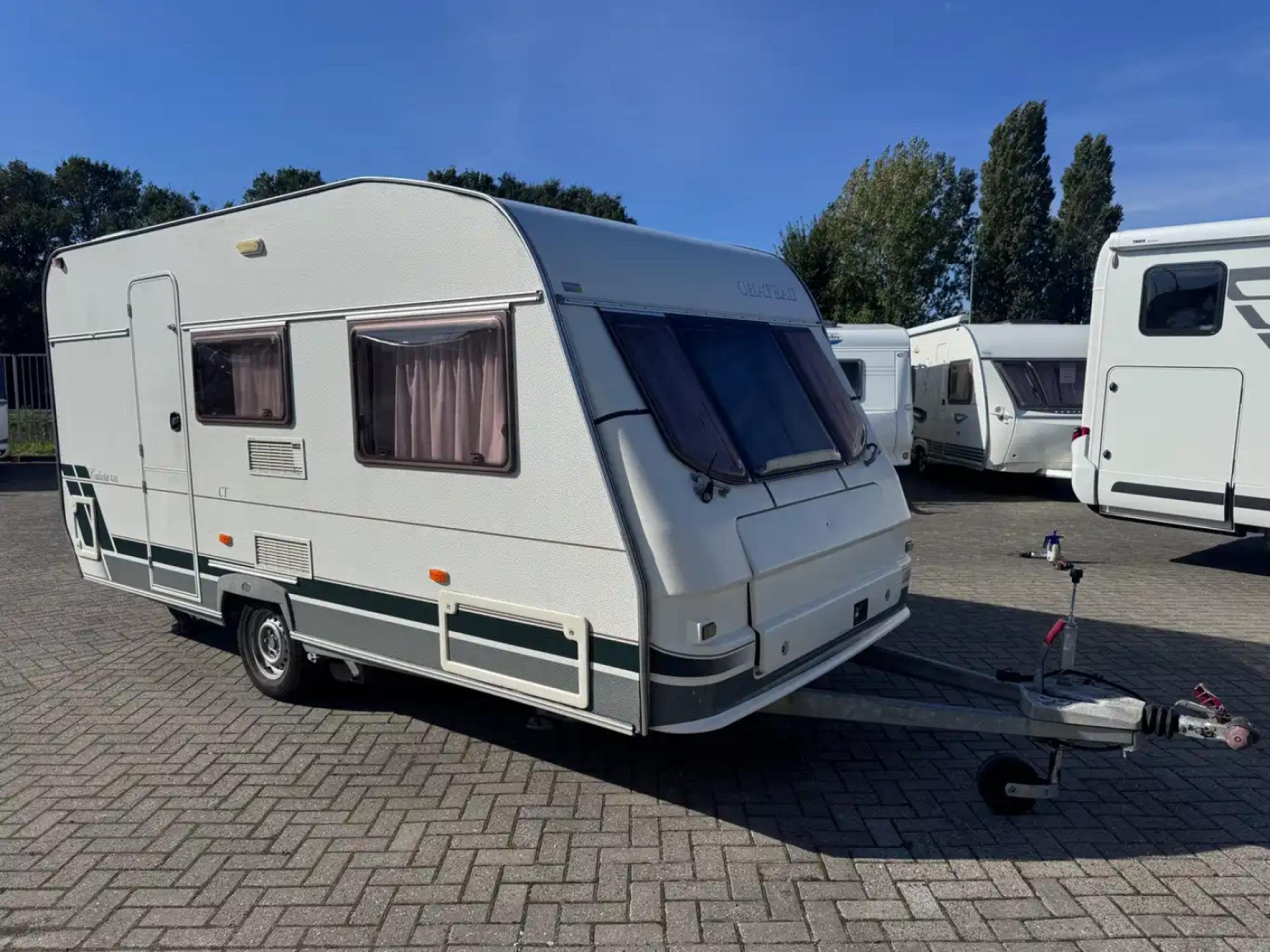 Chateau 443C, Mover, Treinzit, opknapper., Caravans en Kamperen, Chateau, Rondzit, Reservewiel, Bedrijf