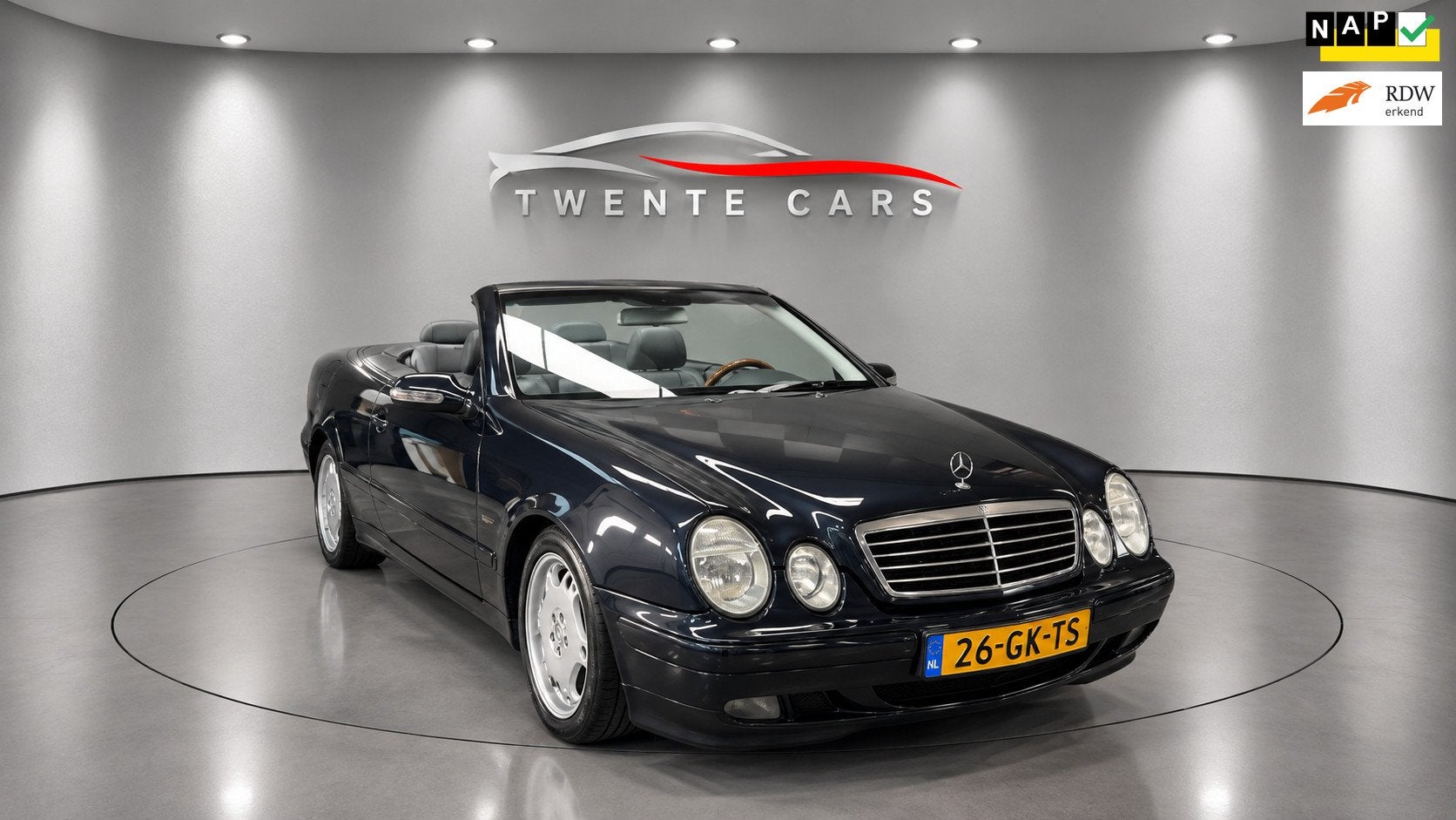 Mercedes-Benz CLK-klasse Cabrio 320 Designo YOUNGTIMER | Bos, Automaat, Achterwielaandrijving, Gebruikt, 1595 kg