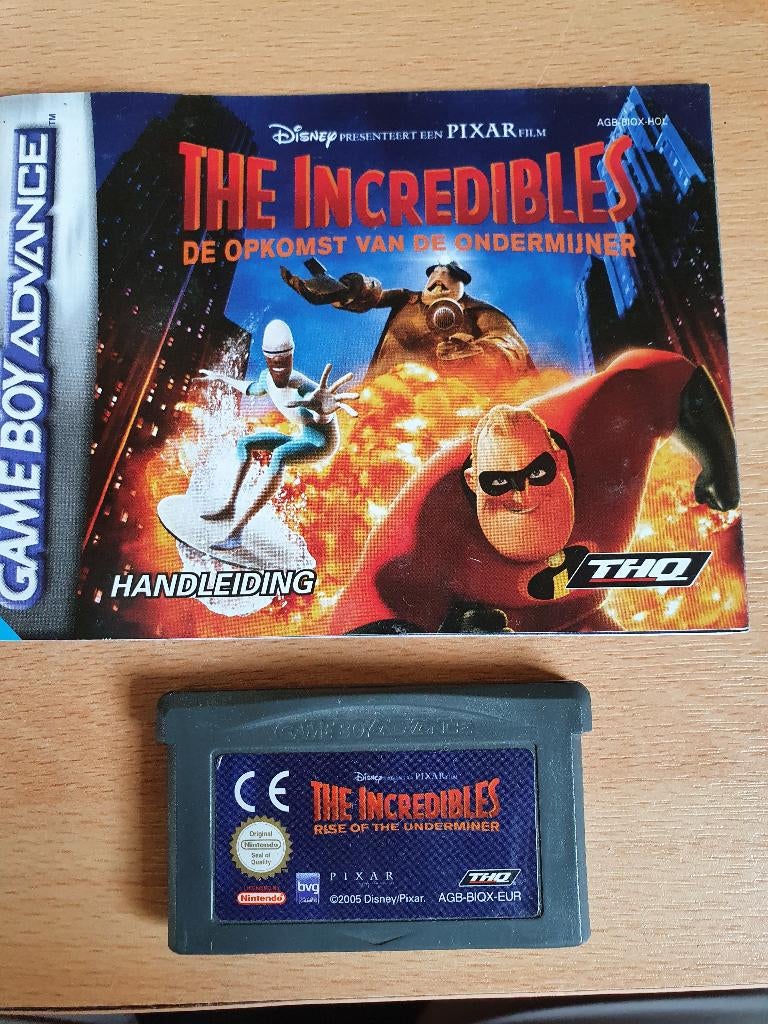The incredibles rise of the underminer - GBA, Avontuur en Actie, Gebruikt, 1 speler, Ophalen of Verzenden