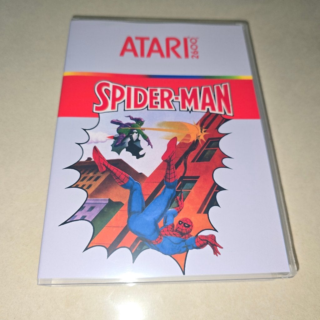 Spider-Man Atari 2600 Game Case, Avontuur en Actie, Verzenden, 1 speler, Zo goed als nieuw