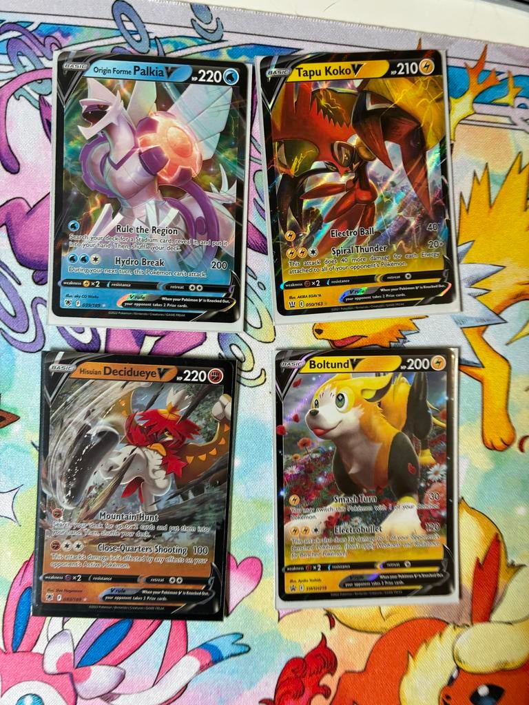 Pokémon V Kaarten Collectie - 8 Stuks, Ophalen of Verzenden, Zo goed als nieuw, Meerdere kaarten