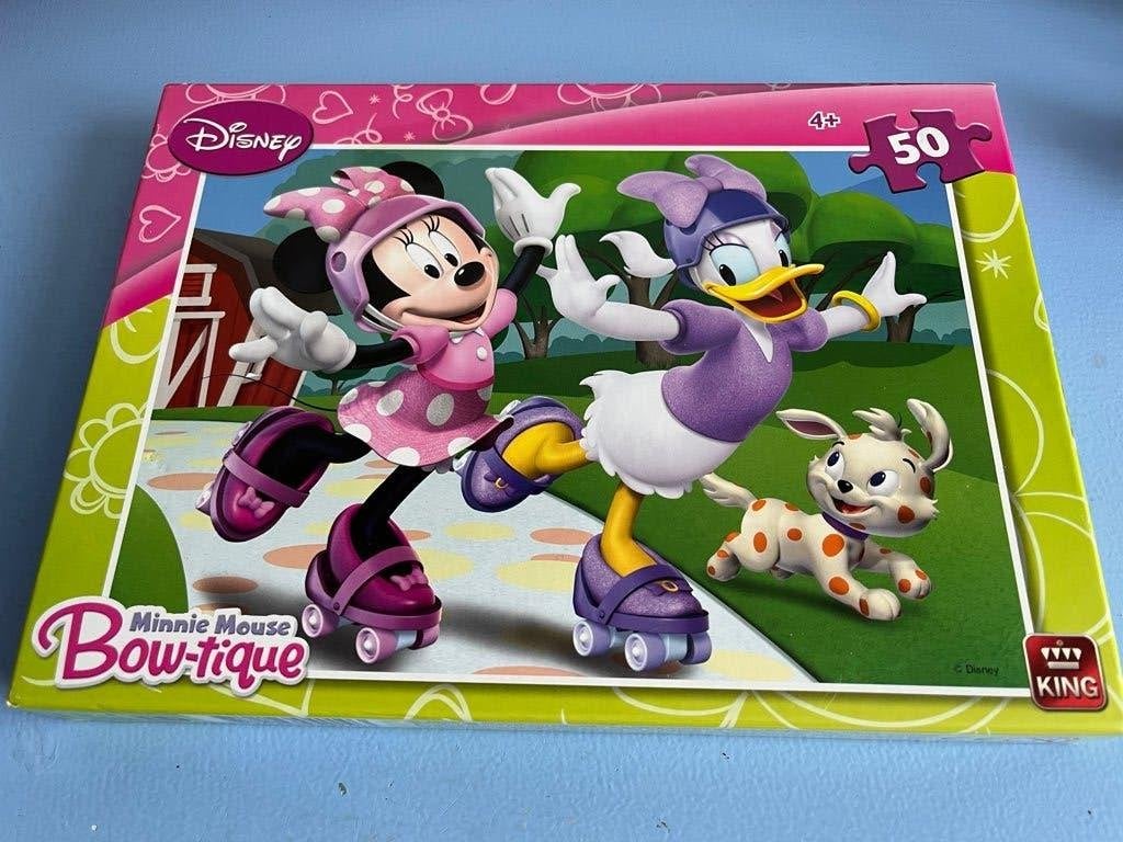 Minnie mouse legpuzzel, Ophalen, Meer dan 50 stukjes, Gebruikt, 4 tot 6 jaar