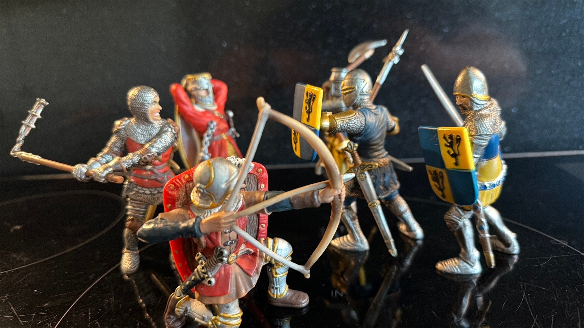 Schleich World of Knights: Rood Vs Blauw, Ophalen of Verzenden, Zo goed als nieuw