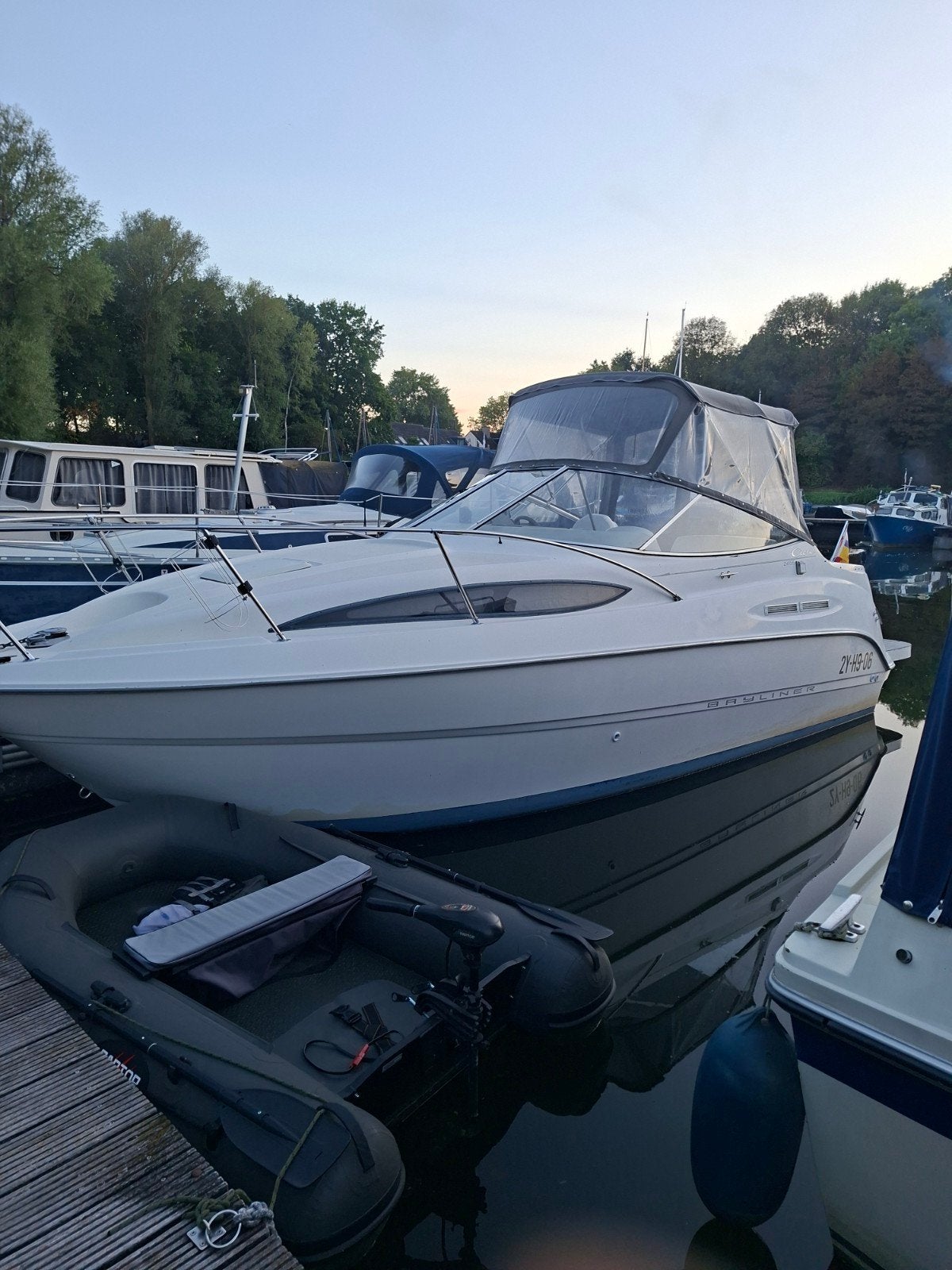 bayliner 2455 zonder trailer, Ophalen