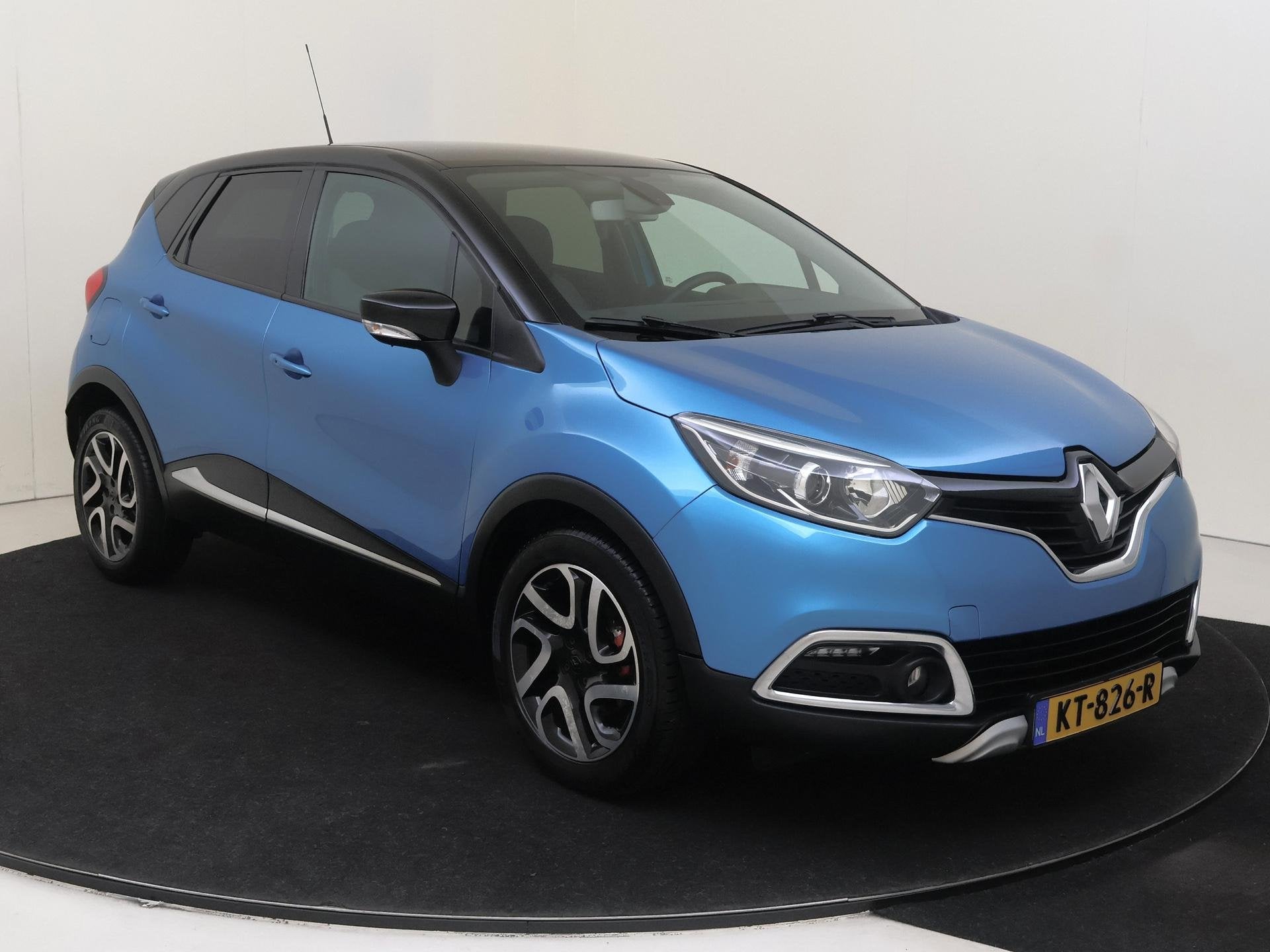 Renault Captur 1.2 TCe Dynamique |Automaat | airco automatis, Auto's, Stof, Euro 6, 4 cilinders, Blauw