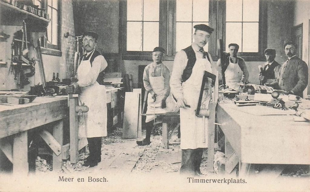 702-155-001 Heemstede Meer En Bosch Timmerwerkplaats, Verzenden, Voor 1920, Noord-Holland