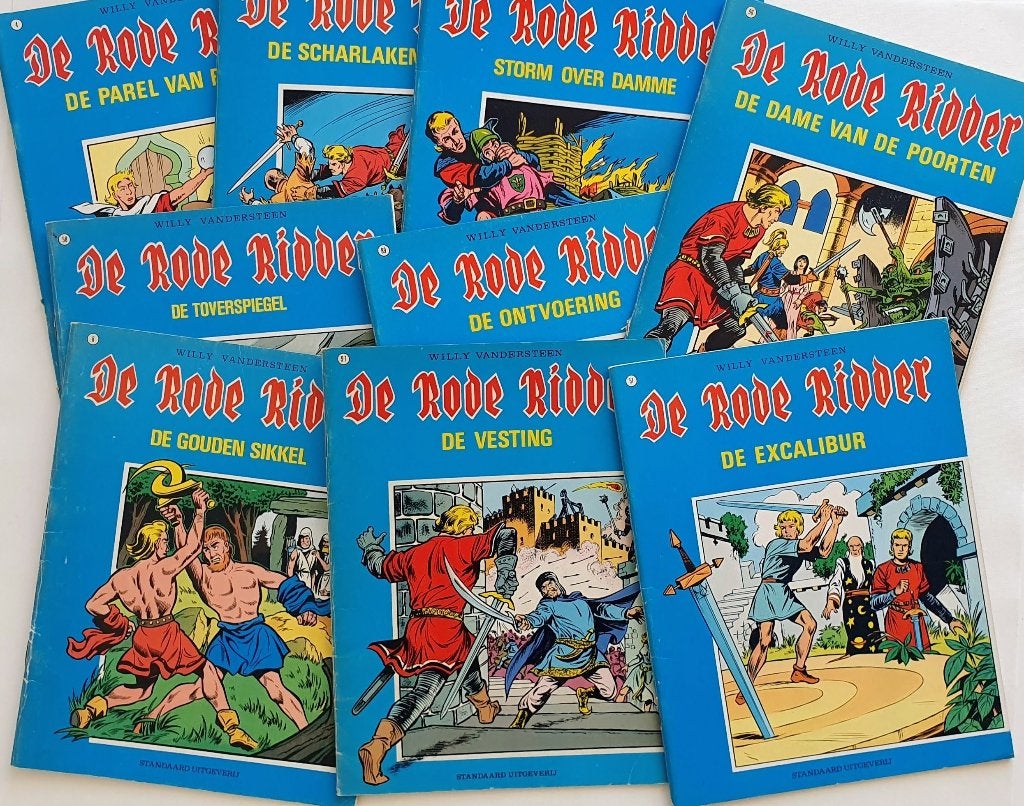 LAATSTE KANS. De Rode Ridder stripbladen, Boeken, Meerdere stripboeken, Ophalen of Verzenden, Gelezen, Willy Vandersteen