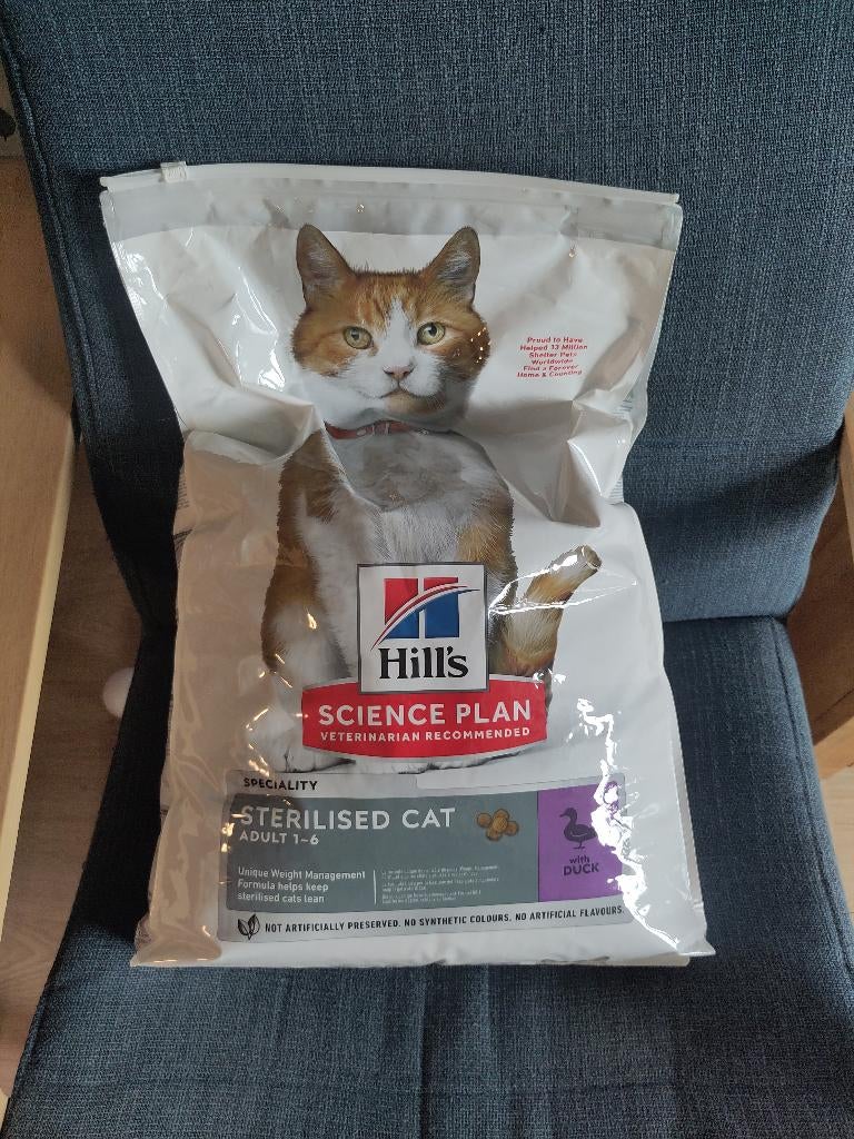 Hill's Speciaal Kattenvoer Sterilised Cat Adult 1-6 10kg, Ophalen, Kat