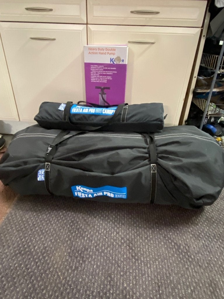 Opblaasbare Voortent caravan/camper, Ophalen, Gebruikt, Polyester, Kampa Dometic