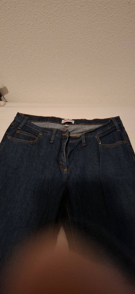 Spijkerbroek maat 48, Kleding | Dames, Spijkerbroeken en Jeans, Blauw, Overige jeansmaten, Nieuw, Ophalen of Verzenden