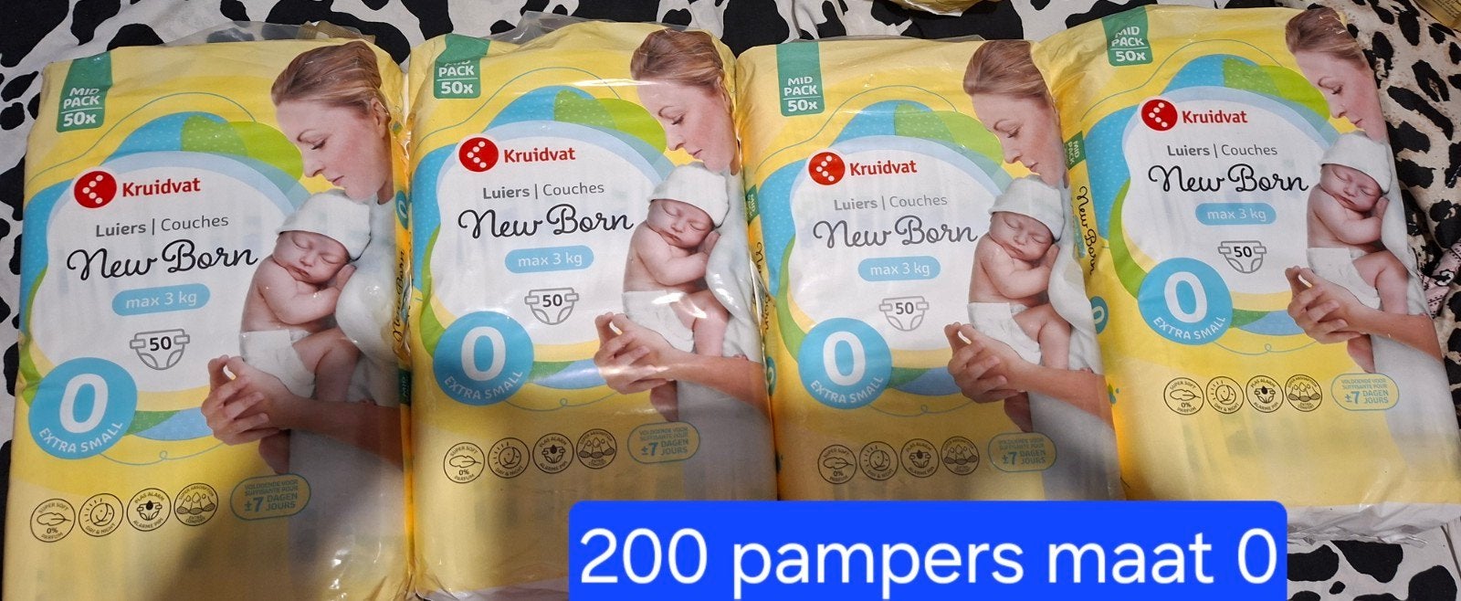 Pamper luiers Maat 0-1-2, Ophalen, Nieuw, Overige typen