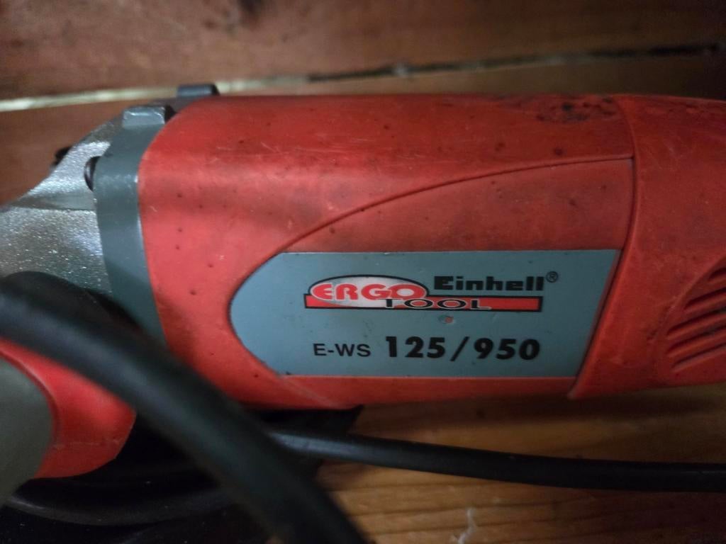 Einhell Ergo Tool E-WS 125/950 Haakse Slijper, Doe-het-zelf en Verbouw, Gereedschap | Slijpmachines, Ophalen of Verzenden, Gebruikt