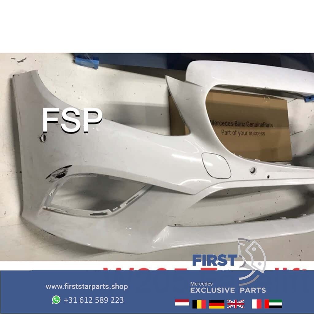 W205 Facelift Voorbumper wit Mercedes C Klasse bumper wit 20, Auto-onderdelen, Gebruikt, -, Voor, Ophalen of Verzenden