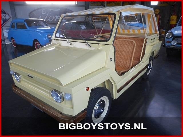 Fiat 500 Moretti Mini Maxi Beachcar, Achterwielaandrijving, Overige carrosserieën, Geel, Bruin