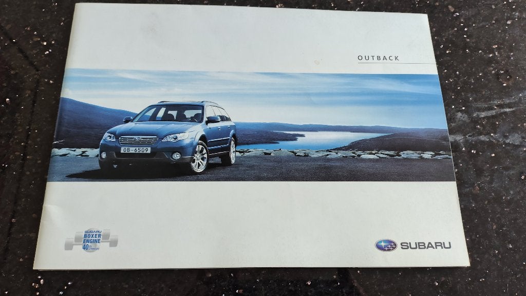Autofolder Subaru  Outback 2007, Ophalen of Verzenden, Zo goed als nieuw, Overige merken, Subaru