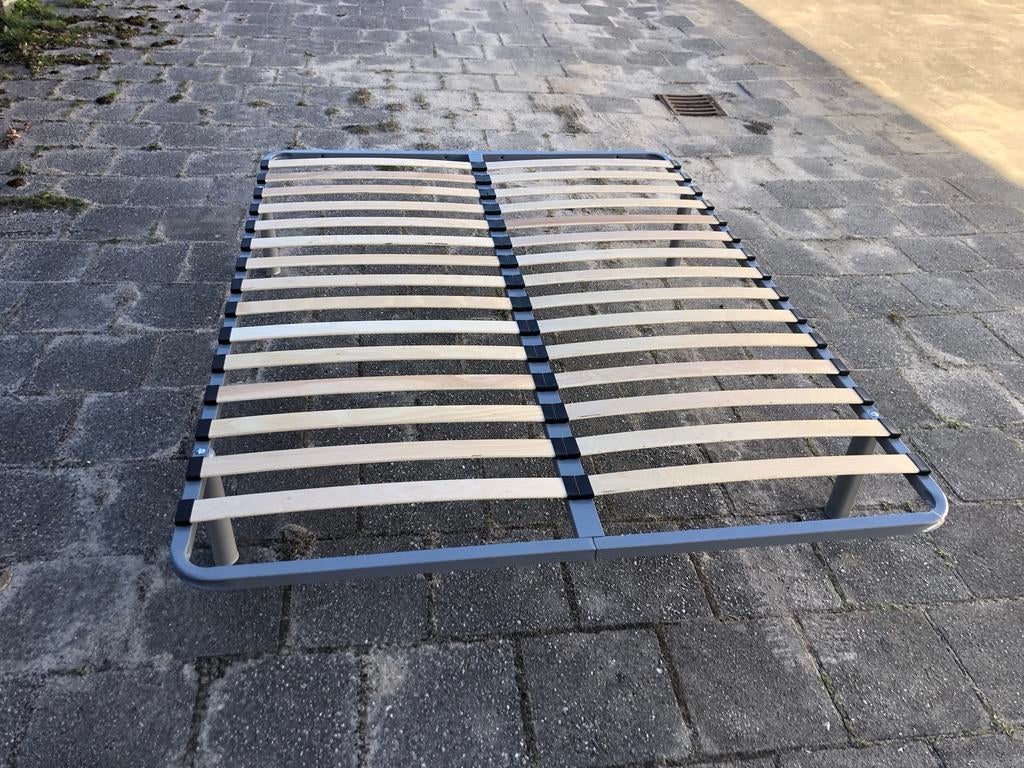 Bedframe, bedbodem, lattenbodem 1.40m bij 2m, Ophalen, Zo goed als nieuw, Tweepersoons, 140 cm