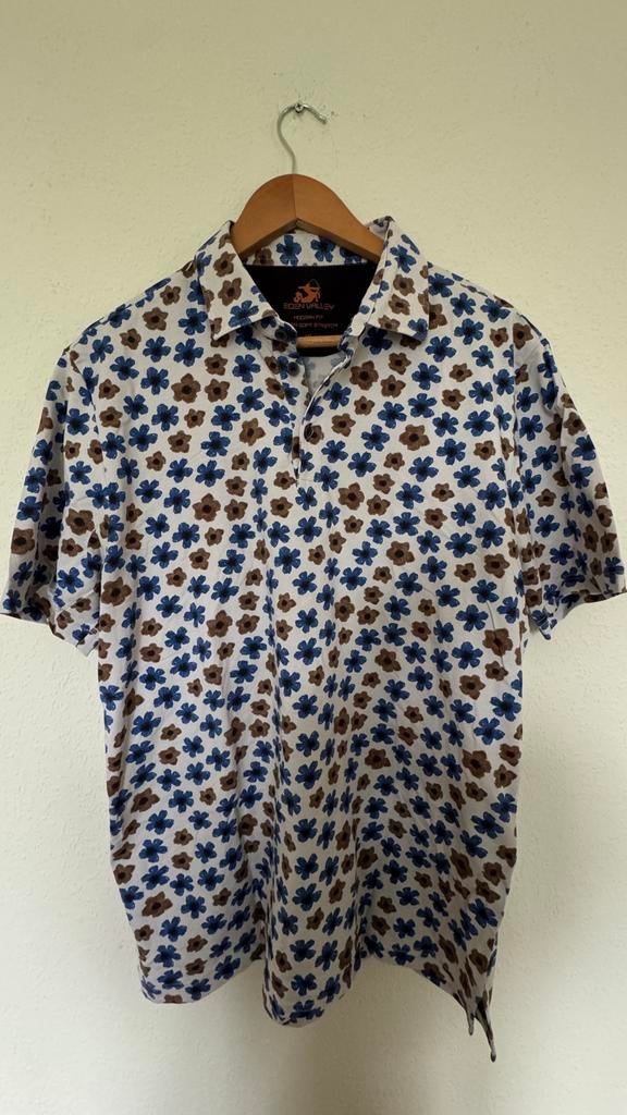 Eden Valley Polo XL Wit met Bloem Motief - Modern & Comfort, Ophalen of Verzenden, Gedragen, Maat 56/58 (XL), Wit