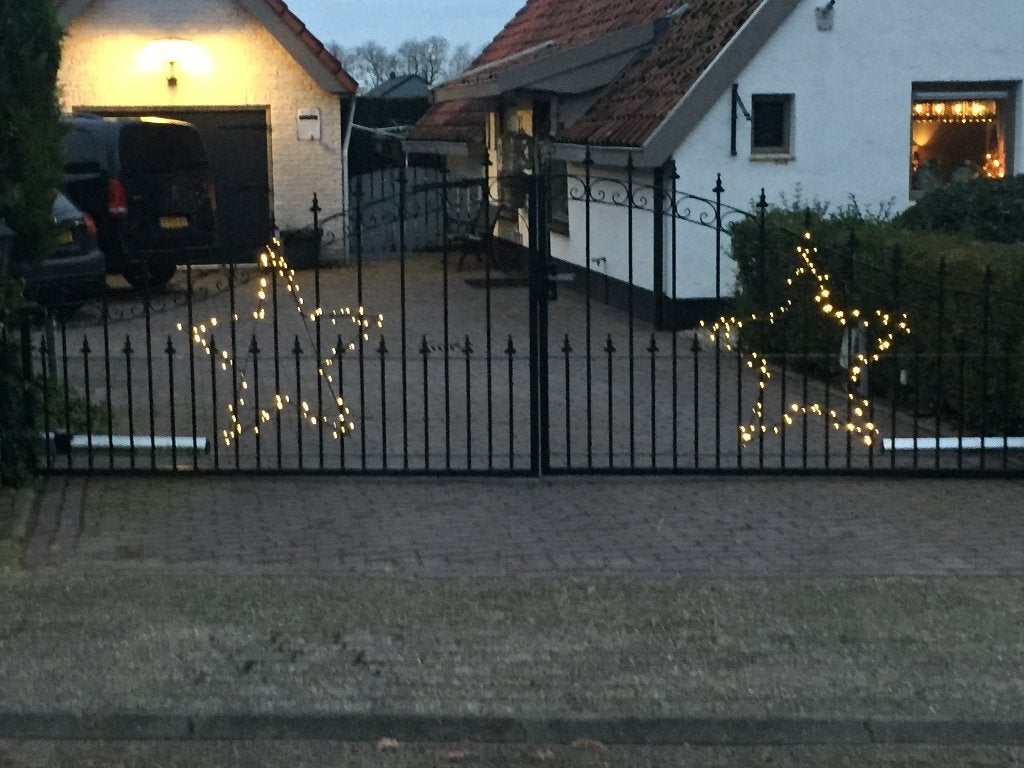 Sier hek werk donkergroen, Ophalen, Met poort, Gebruikt, Sierhekwerk