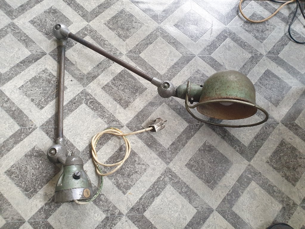 JIELDE ORIGINELE MACHINELAMP, Ophalen of Verzenden